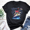 black tshirt flay lay disney cruise 2026 with minnie mouse bow