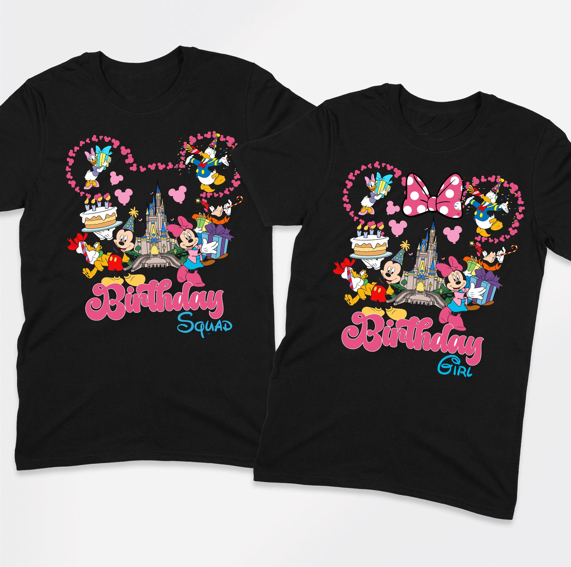 Royal Birthday Gang – Disney Inspired Tshirt flat lay