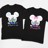 Flat lay of Mouse Ears Magic Disney inspired t-shirt showing front design