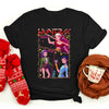 Holiday 3D graphic t-shirt featuring Demon Hunters design with K-Pop eras inspiration.