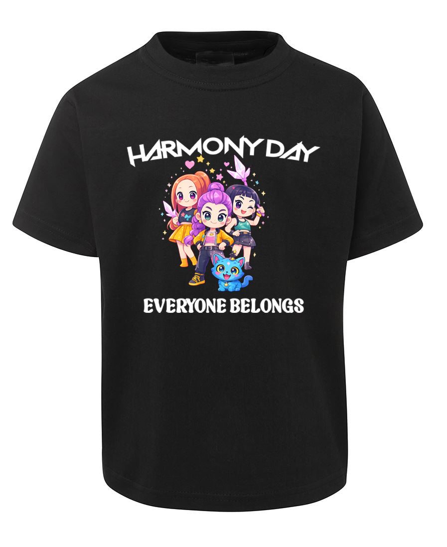 Harmony Day Kpop Inspired Tshirt -  Demon Hunters - Everyone Belongs