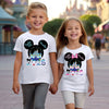 Custom Mouse Ears Magic Disney inspired t-shirt with glitter mouse ears design