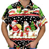Christmas Button Up Shirt  – Large Santas