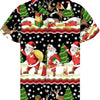 Christmas Button Up Shirt  – Large Santas