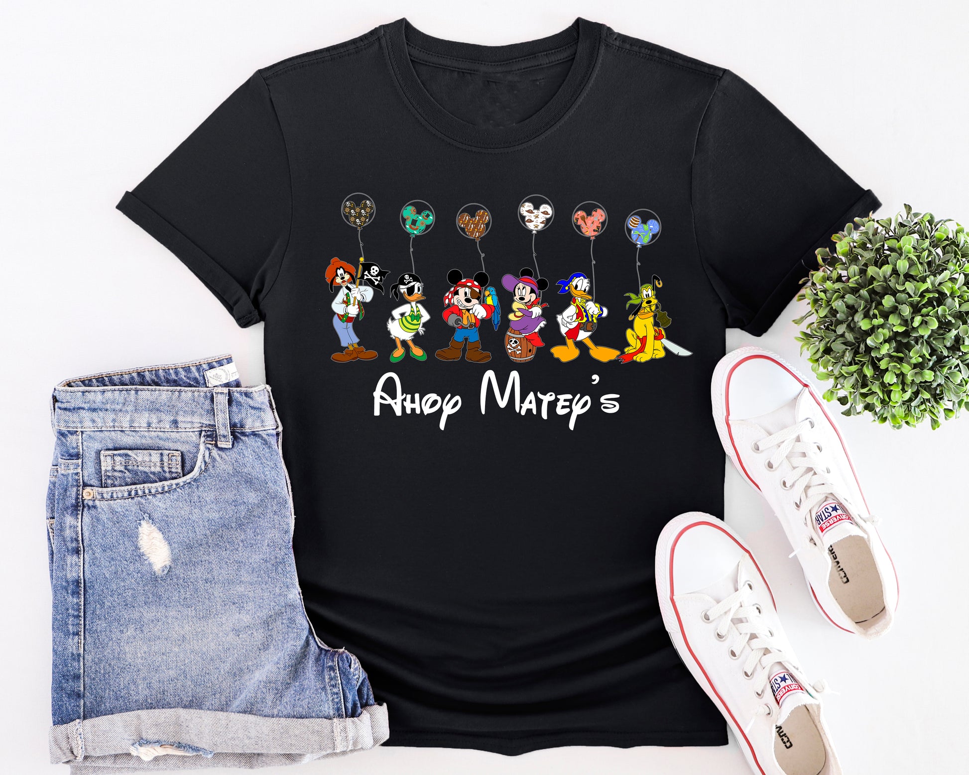 Matching family pirate night cruise shirts – Disney inspired design
