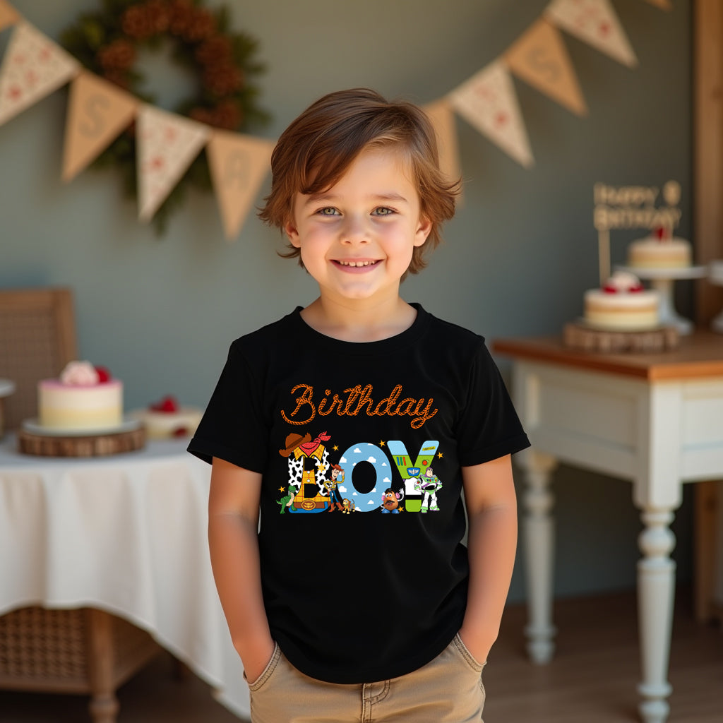 Bullseye Birthday Girl or Boy Toy Story Inspired Tshirt