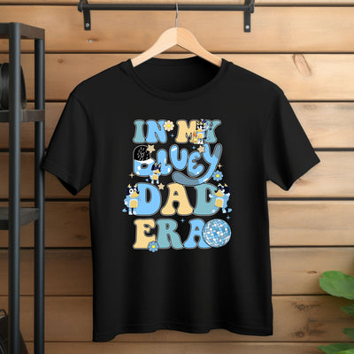 Trendy cartoon dad graphic tee with Bandit design