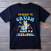 Flat lay of I’m Ready to Crush Preschool Bluey inspired t-shirt