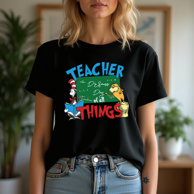 Dr Seuss Teacher Things Tshirt