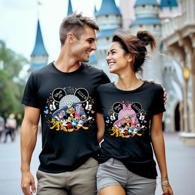  Disney-inspired t-shirt with colorful “Ears Around the World” graphic design