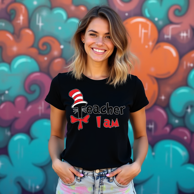 Dr Seuss Teacher I Am Tshirt