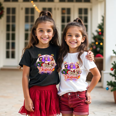 K-Pop Inspired Merry Christmas Demon Hunters Graphic Tee, festive streetwear for fans