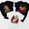 Holiday graphic tee with Christmas and Grinchmas design