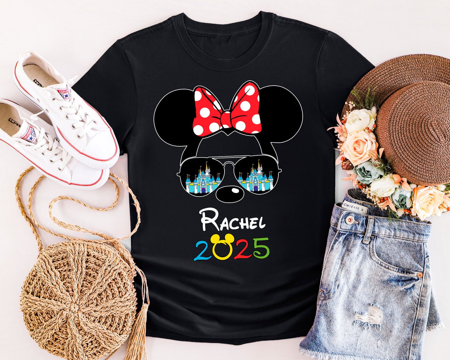 Castle Reflections Mickey & Minnie Sunglasses – Disney Inspired Tshirt