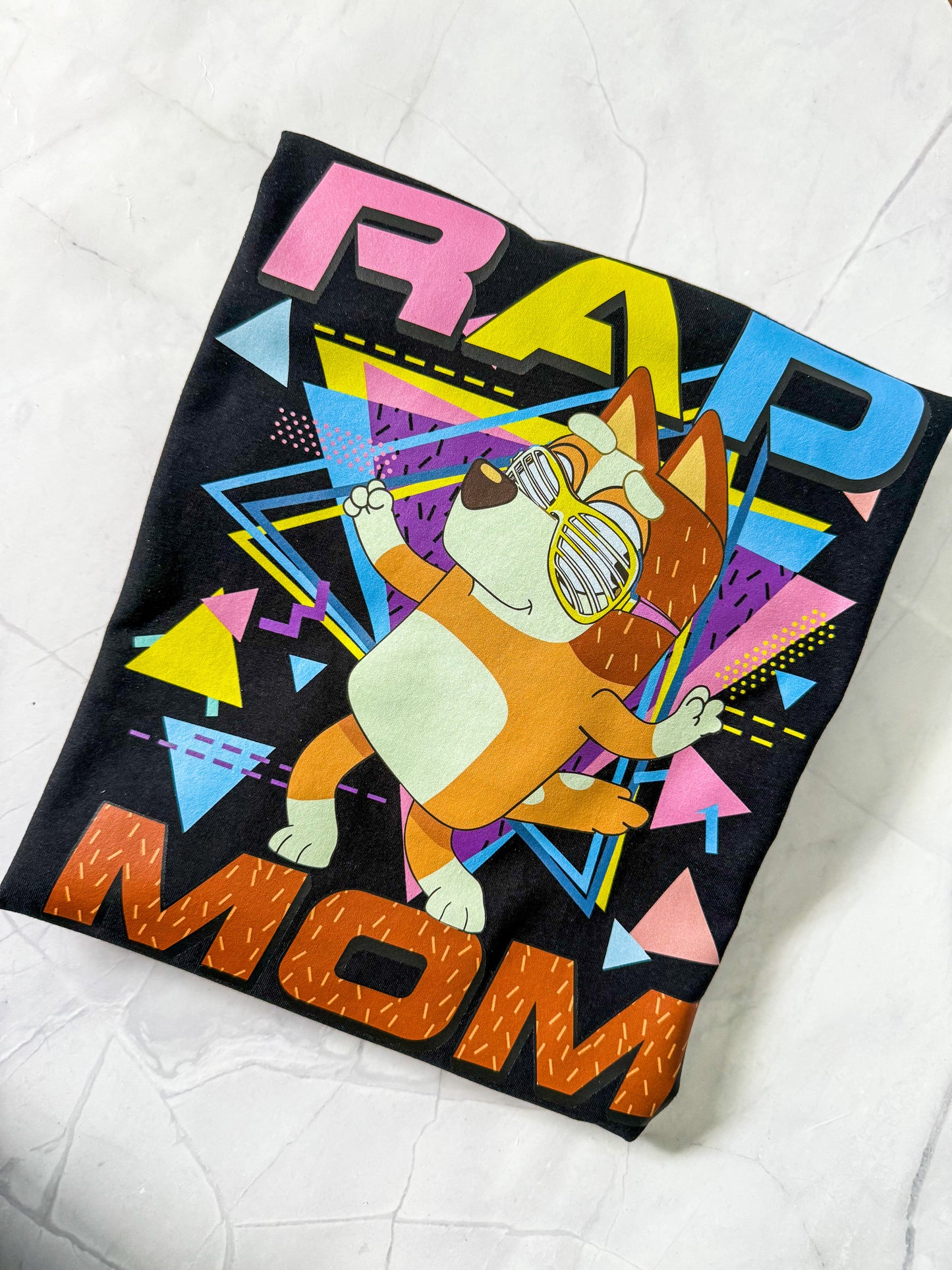 Rad Mom Chilli Bluey Inspired T-Shirt gift for mums and families