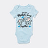 Our First Mothers Day Together Tshirt - Elephant & Baby Matching Hearts