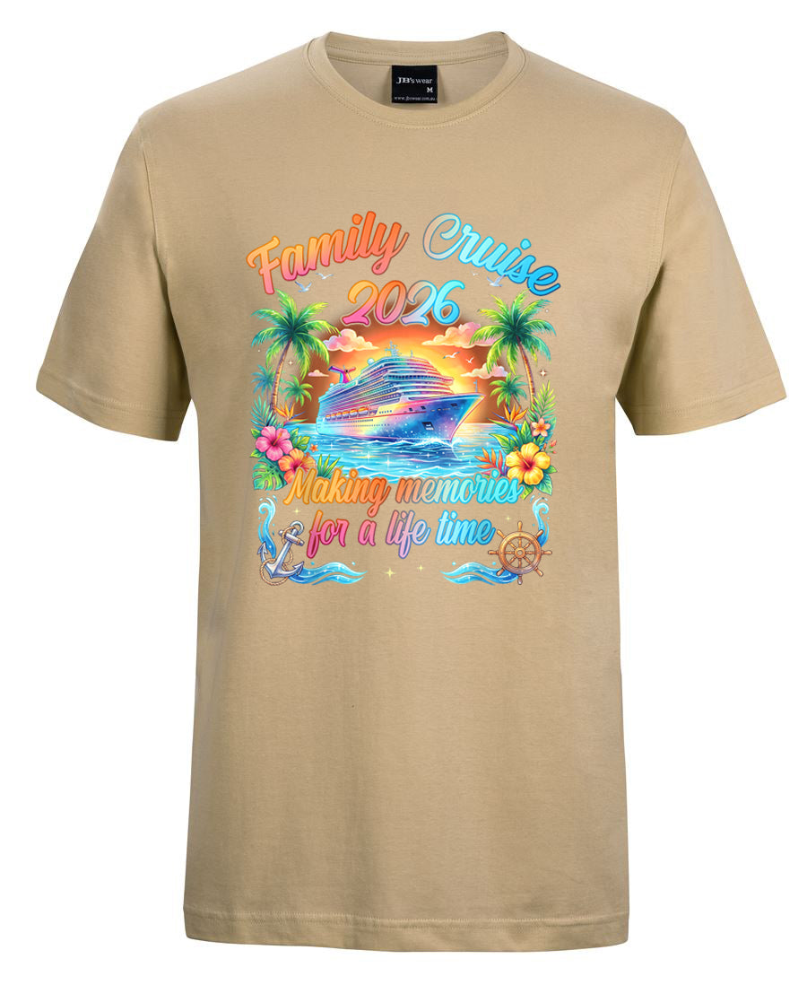 Family Cruise Sunset - Making Memories for a life time - Matching Holiday T-Shirt