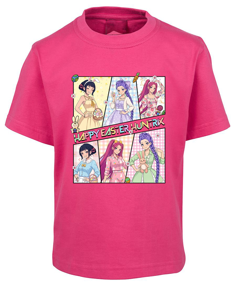 Happy Easter Huntrix Easter Themed Tshirt - Kpop Eras Style