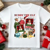Funny Elf inspired Christmas t-shirt for festive celebrations