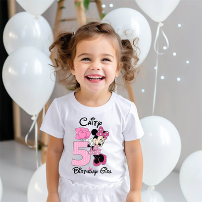 Mouse Birthday Collection t-shirts for the whole family in matching Disney-inspired designs