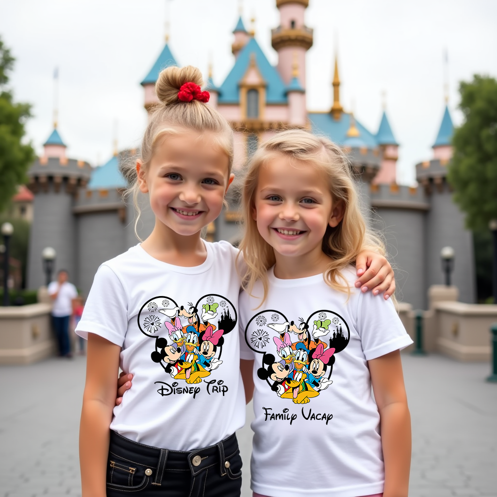 Family Mouse Moments Disney inspired t-shirt – front view with mouse ears design