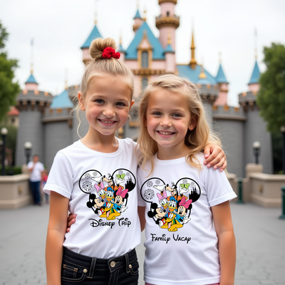 Family Mouse Moments Disney inspired t-shirt – front view with mouse ears design