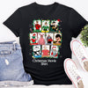 Festive multi-movie inspired Christmas T-shirt design