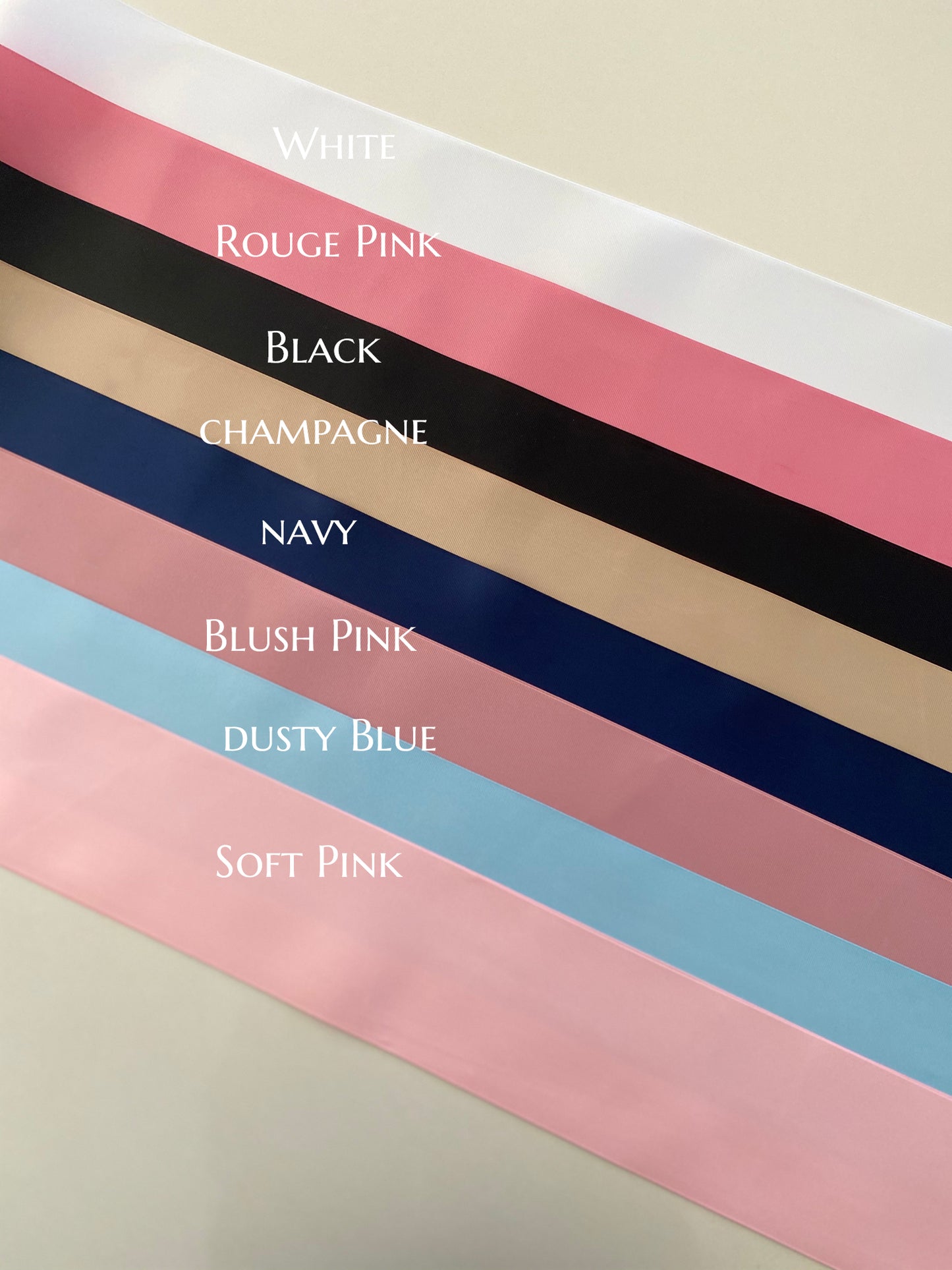Custom Printed Sash
