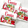 Personalised festive Crew graphic tee for Christmas parties