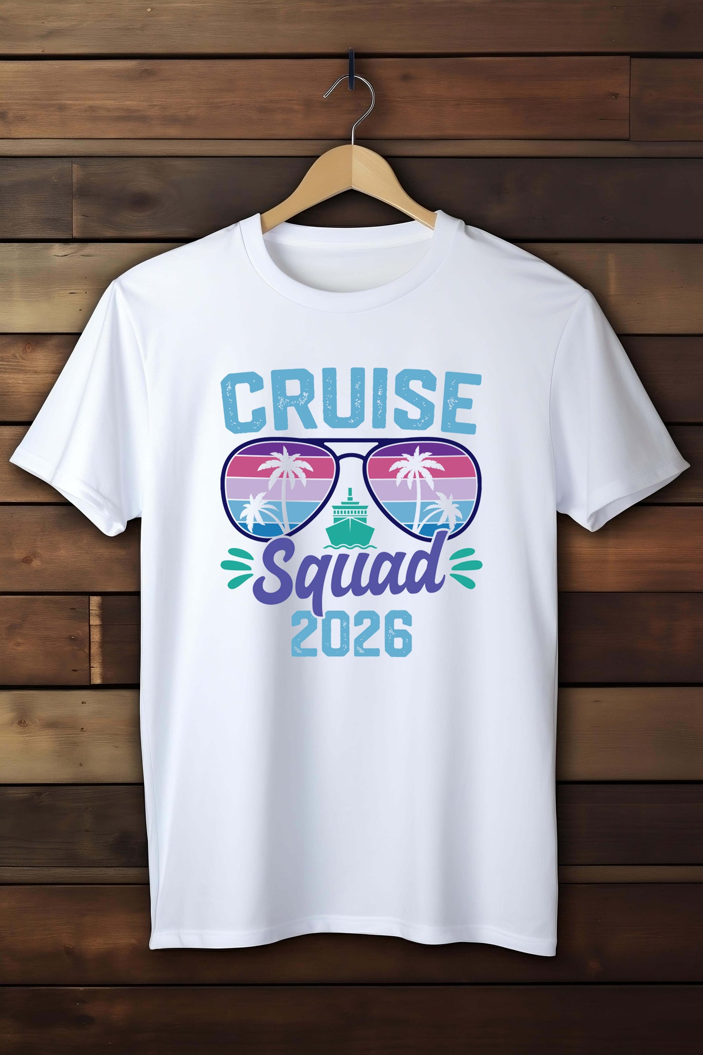 Cruise Mode Sunsets  – Family Holiday Squad T-Shirt