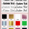 Custom Printed Sash
