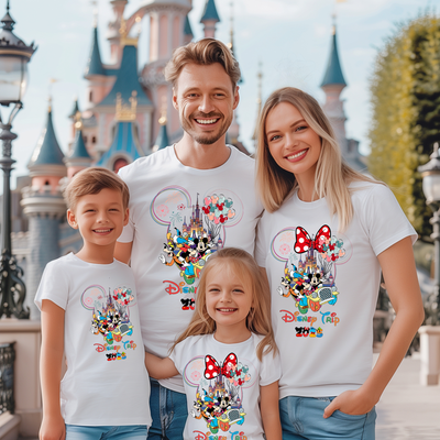 Castle Bound Disney inspired t-shirt – front view with castle graphic