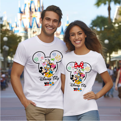 Magic Kingdom Crew Disney inspired t-shirt – front view with castle design