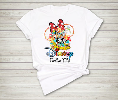 Magical Disney inspired shirt with pastel watercolour design