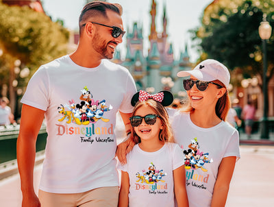 Matching Disney family shirt – Disneyland Vacation tee styled for group wear