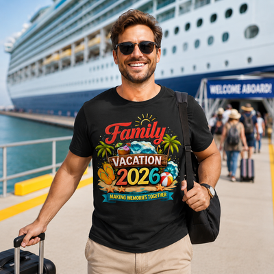 Family Vacation - Making Memories Together 2026 - Matching Tshirt