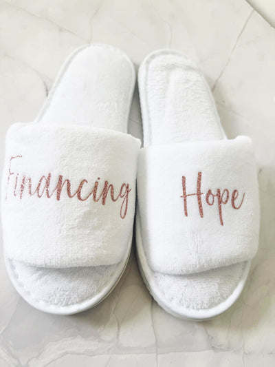 Custom Printed Slippers – Personalised Name or Initials
