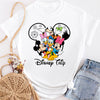 Matching family Disney tees – Family Mouse Moments shirt laid flat