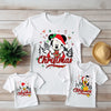 Disney inspired Christmas shirt with festive character design