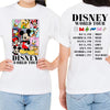 Person wearing Fab 6 World Tour Eras tee at a theme park with Mickey ears