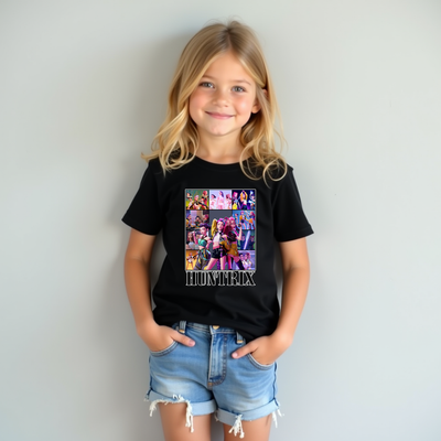 Huntrix Eras Tour Style K-Pop Demon Hunters Netflix inspired t-shirt