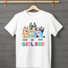 Girl Dad Vibes – Bandits Makeup Bluey Inspired Tshirt