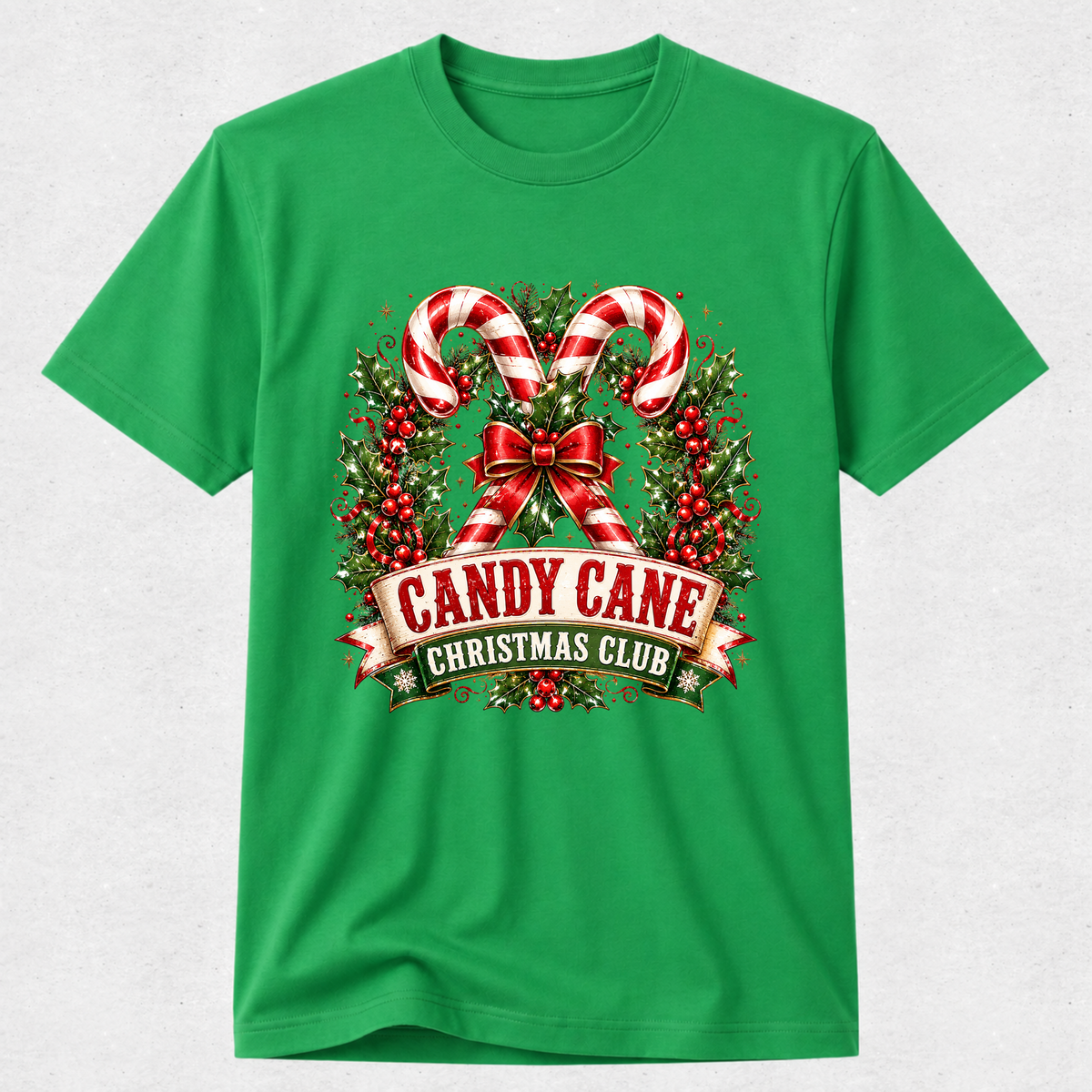 Candy Cane Christmas Club Tshirt