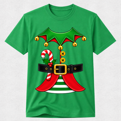 Elf Costume Dress Up  - Christmas Tshirt