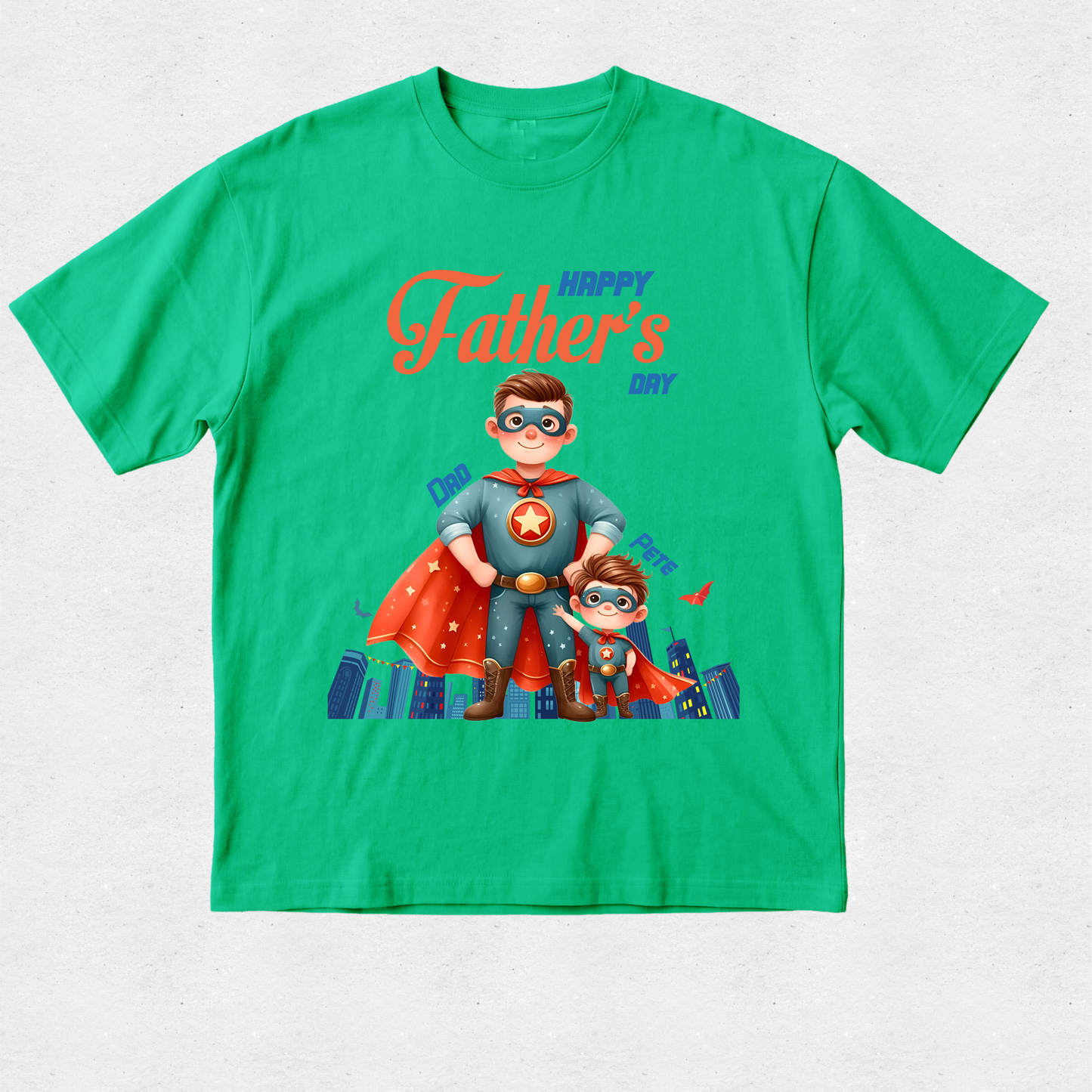 Superhero Dad Series 1 - Fathers Day Matching Tshirt