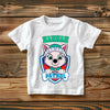 Rescue Hero Paw Patrol Inspired T-shirt featuring custom name option.