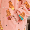 Oversized Wearable Blanket Hoodie – Plush & Personalised - Ice Cream