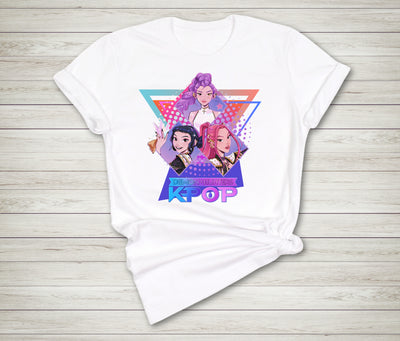 Unisex K-pop streetwear t-shirt inspired by Demon Hunters series