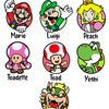 Super Mario Inspired Character Tshirt - Choose your Favourite Gamer