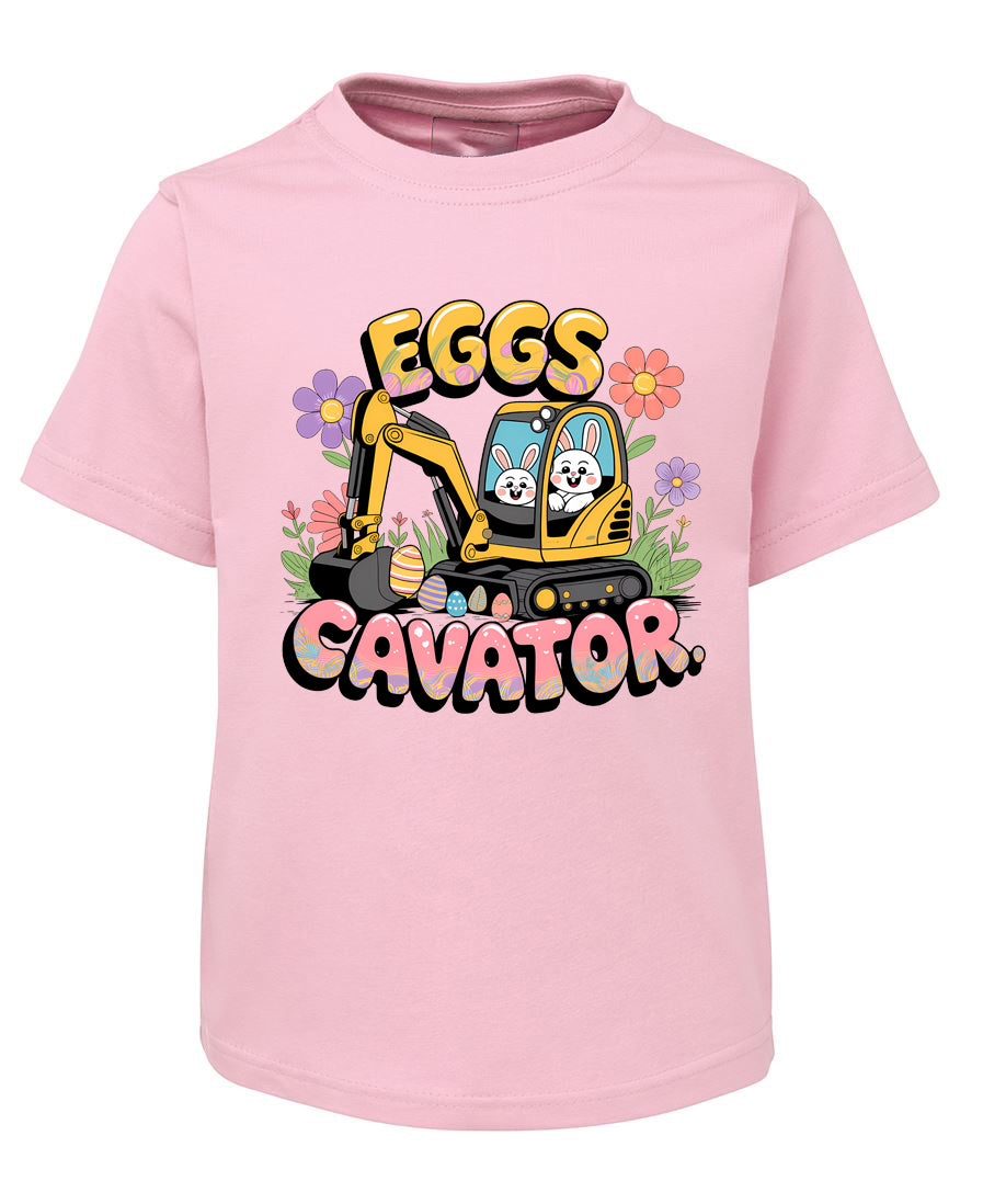 Bunny Rabbit Easter T-Shirt - Eggs Cavator Tee